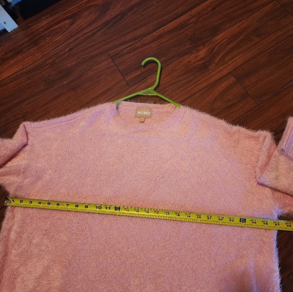 Show Me Your MuMu Soft Pink Crew Neck Sweater - Picture 6 of 10